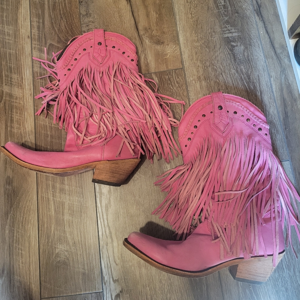 Liberty Black Fringe Boots